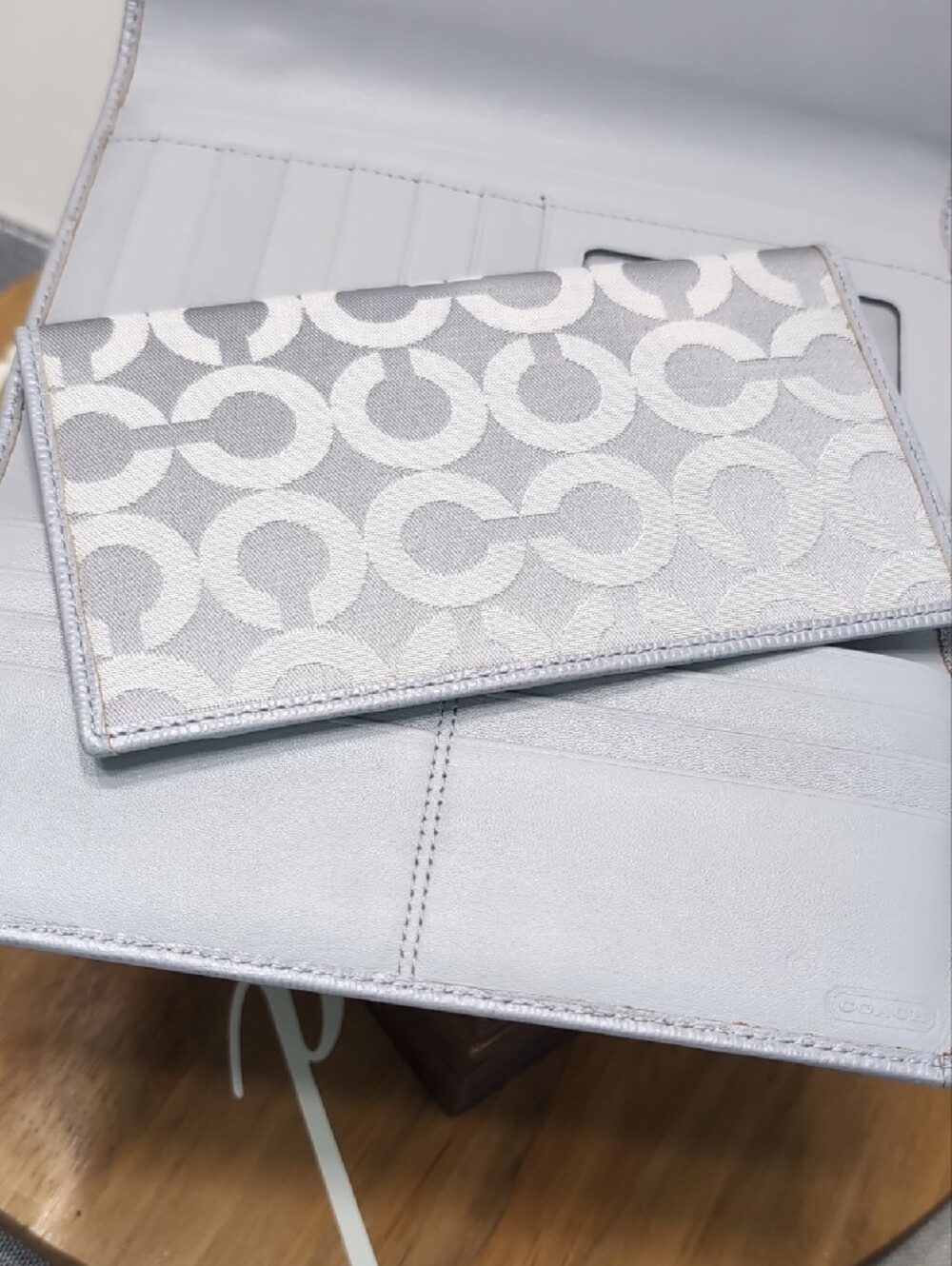 Coach Kristin Signature Fabric Clutch Wristlet - Picture 7 of 11